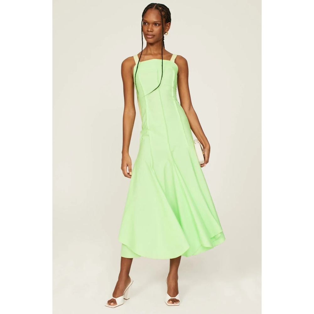 VICTORIA BECKHAM Strappy Ribbon Midi Dress